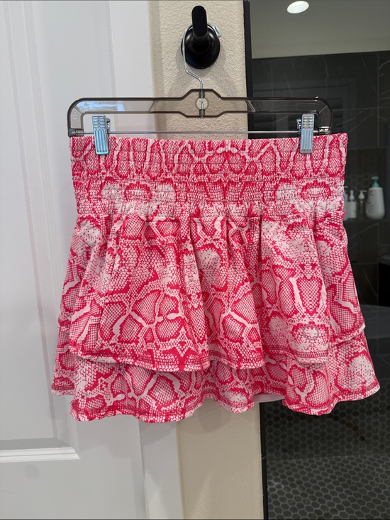 The Bubble Lifestyle Dresses & Skirts - The Bubble Lifestyle Pink Snakeskin Skirt